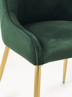 Westwing Collection Silla tapizada en terciopelo Ava^ Sillas