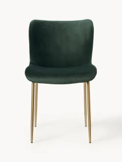 Westwing Collection Silla tapizada en terciopelo Tess