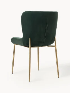 Westwing Collection Silla tapizada en terciopelo Tess