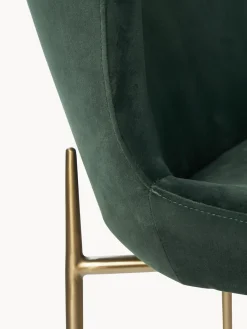 Westwing Collection Silla tapizada en terciopelo Tess