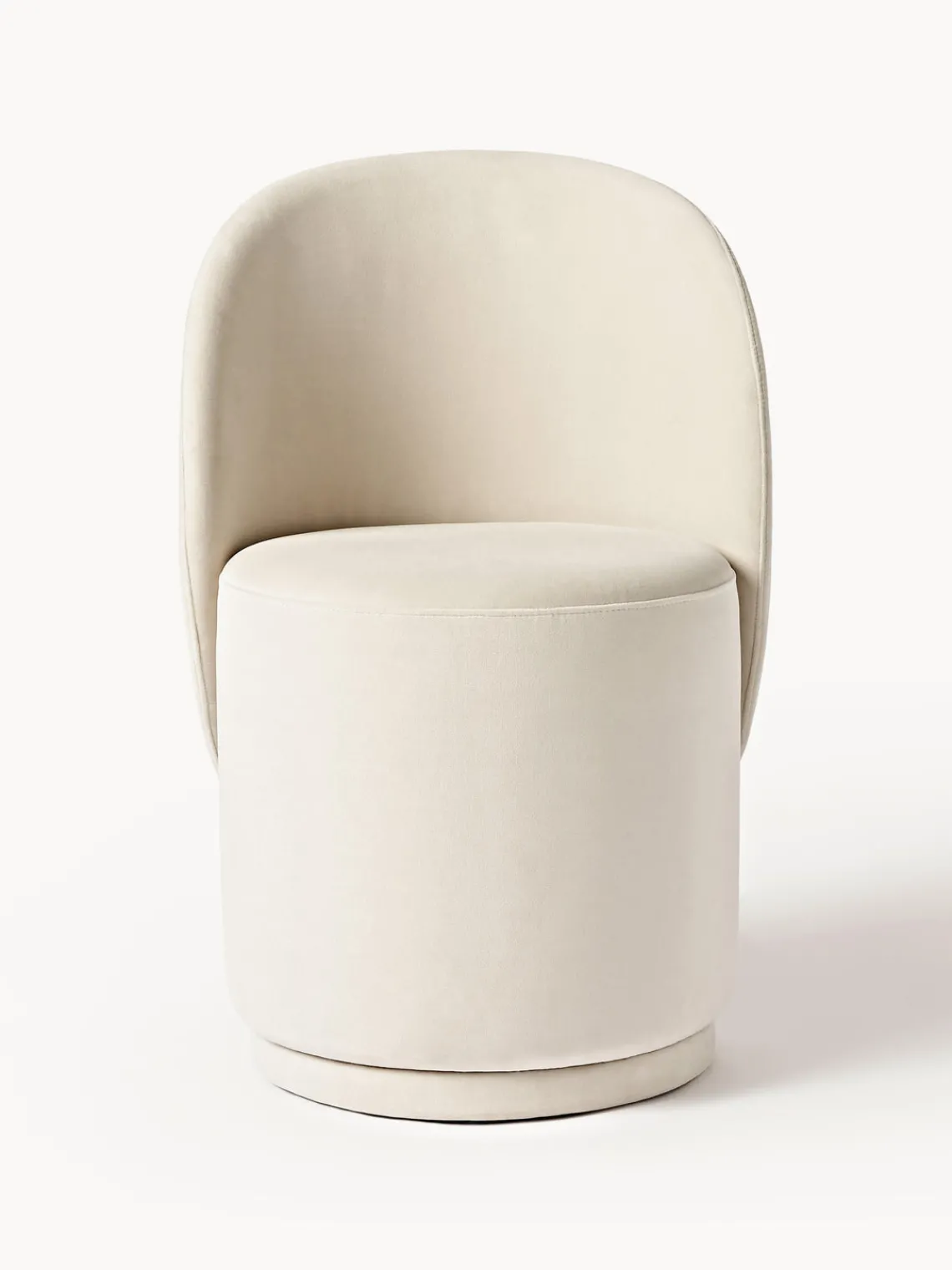 Westwing Collection Silla tapizada en terciopelo Zeyno