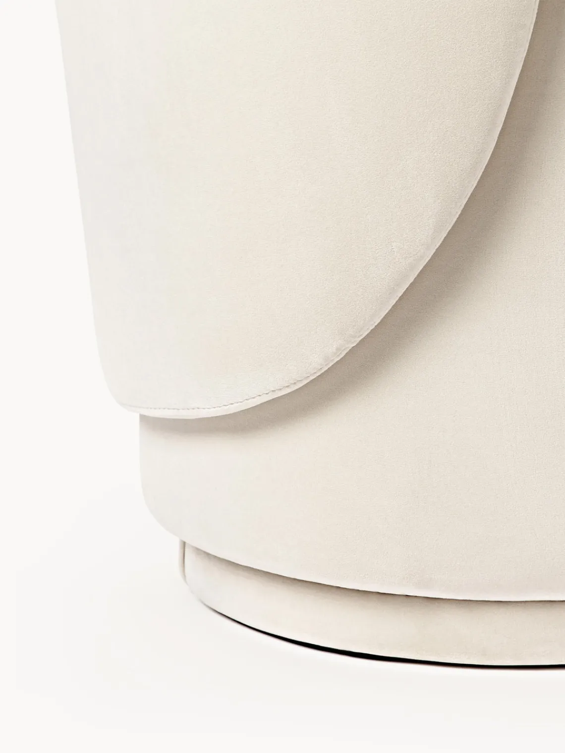 Westwing Collection Silla tapizada en terciopelo Zeyno