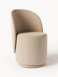Westwing Collection Silla tapizada en terciopelo Zeyno