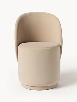 Westwing Collection Silla tapizada en terciopelo Zeyno