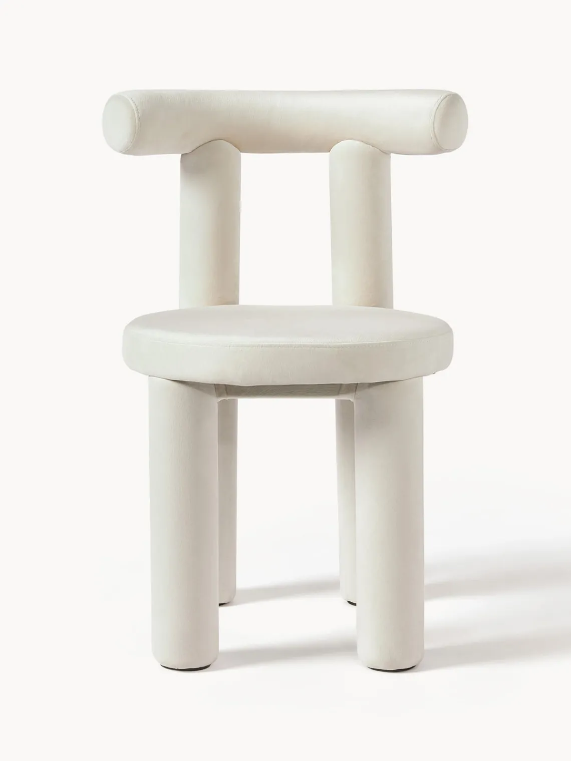 Westwing Collection Silla tapizada en terciopelo Calan