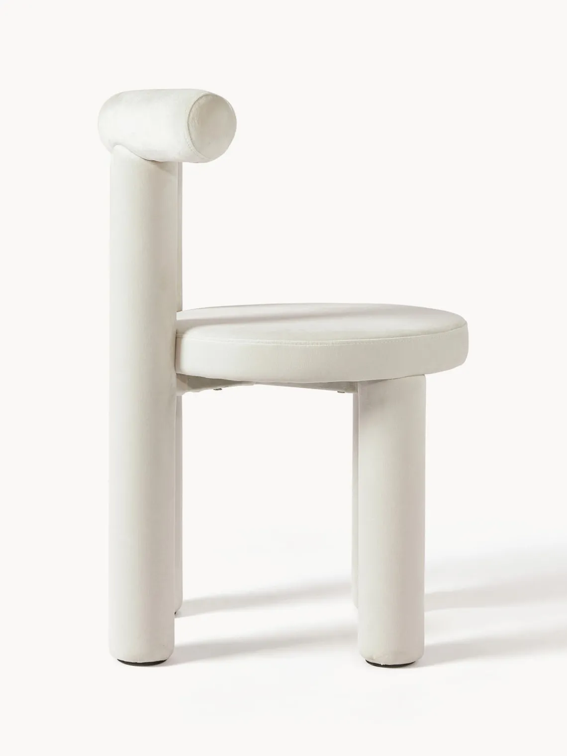 Westwing Collection Silla tapizada en terciopelo Calan