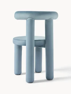 Westwing Collection Silla tapizada en terciopelo Calan