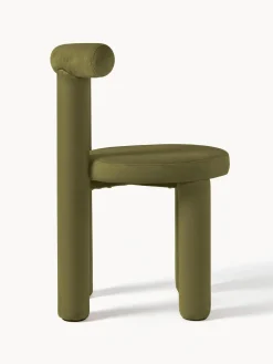 Westwing Collection Silla tapizada en terciopelo Calan