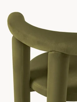 Westwing Collection Silla tapizada en terciopelo Calan