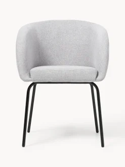 Westwing Collection Sillas con reposabrazos Alani, 2 uds.