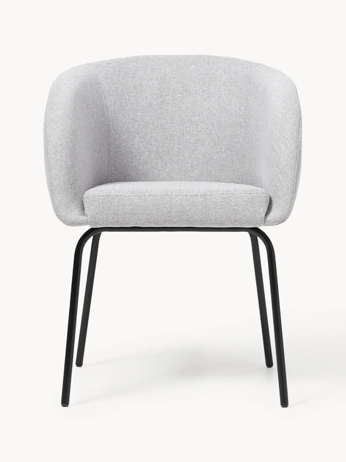 Westwing Collection Sillas con reposabrazos Alani, 2 uds.