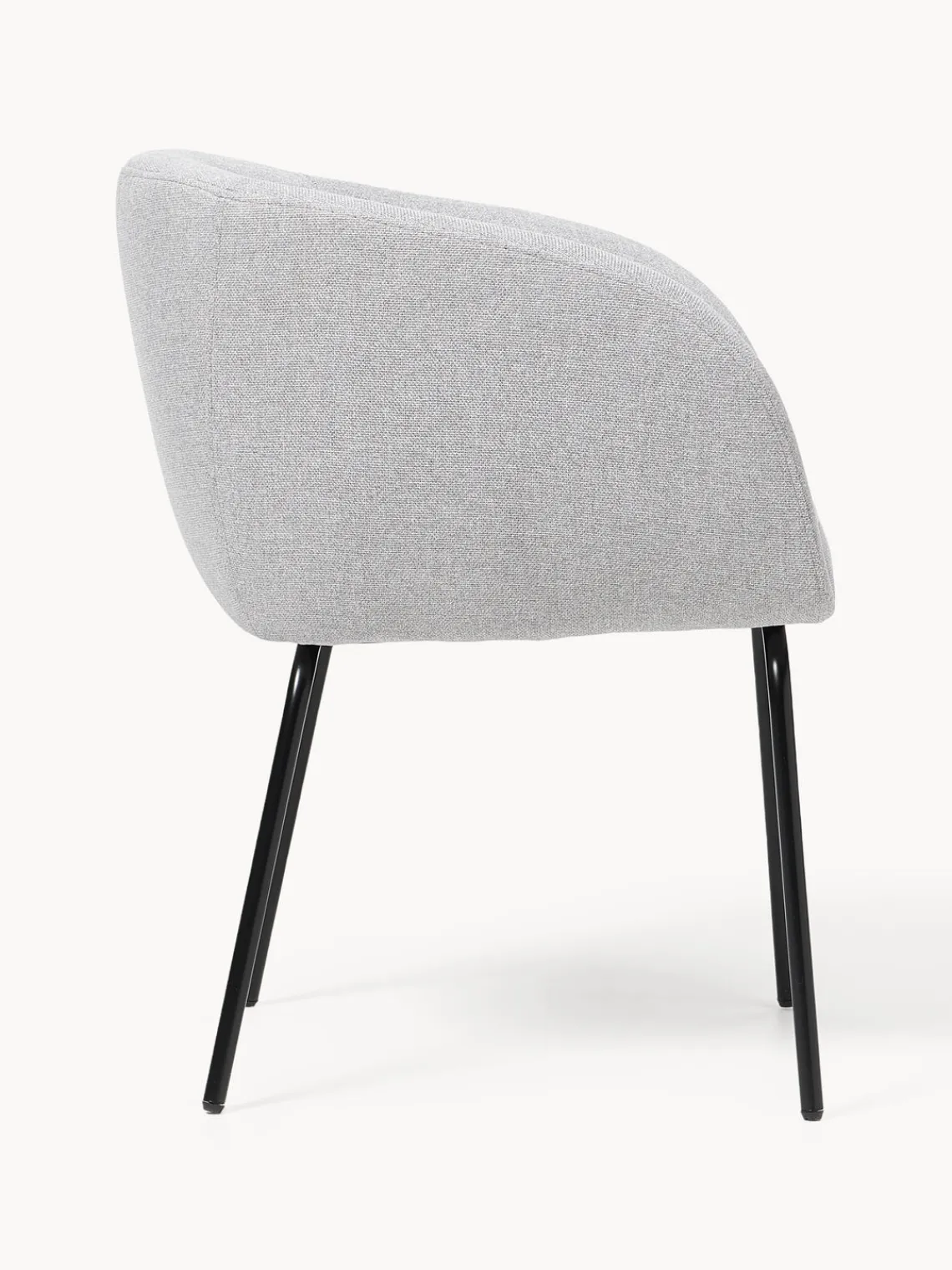 Westwing Collection Sillas con reposabrazos Alani, 2 uds.