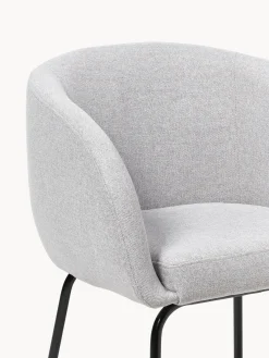 Westwing Collection Sillas con reposabrazos Alani, 2 uds.