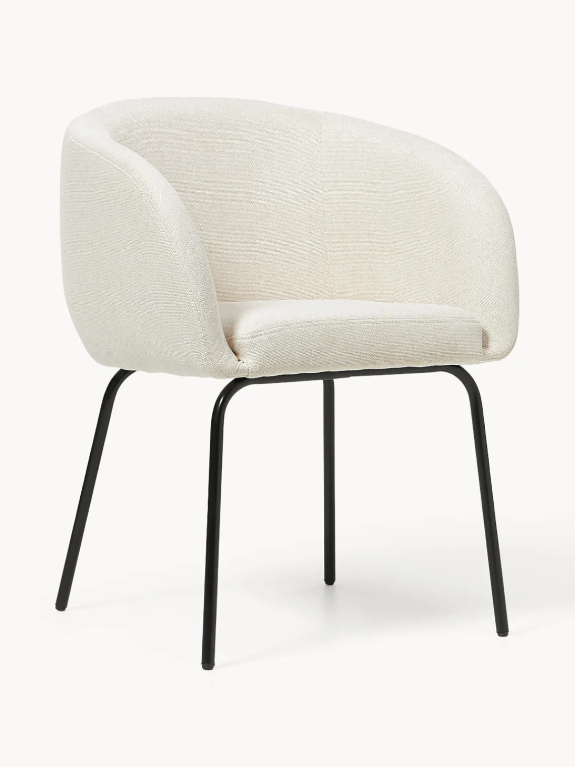 Westwing Collection Sillas con reposabrazos Alani, 2 uds.