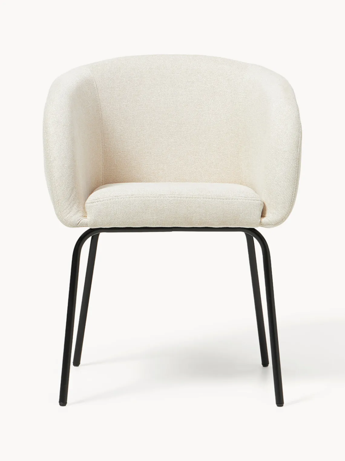 Westwing Collection Sillas con reposabrazos Alani, 2 uds.
