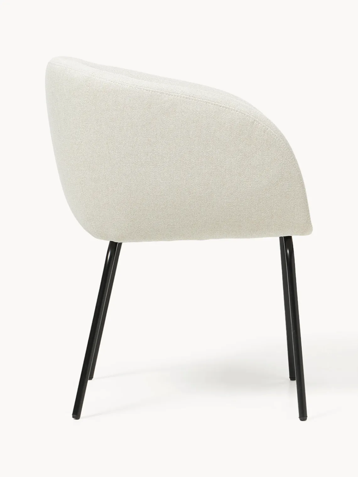 Westwing Collection Sillas con reposabrazos Alani, 2 uds.