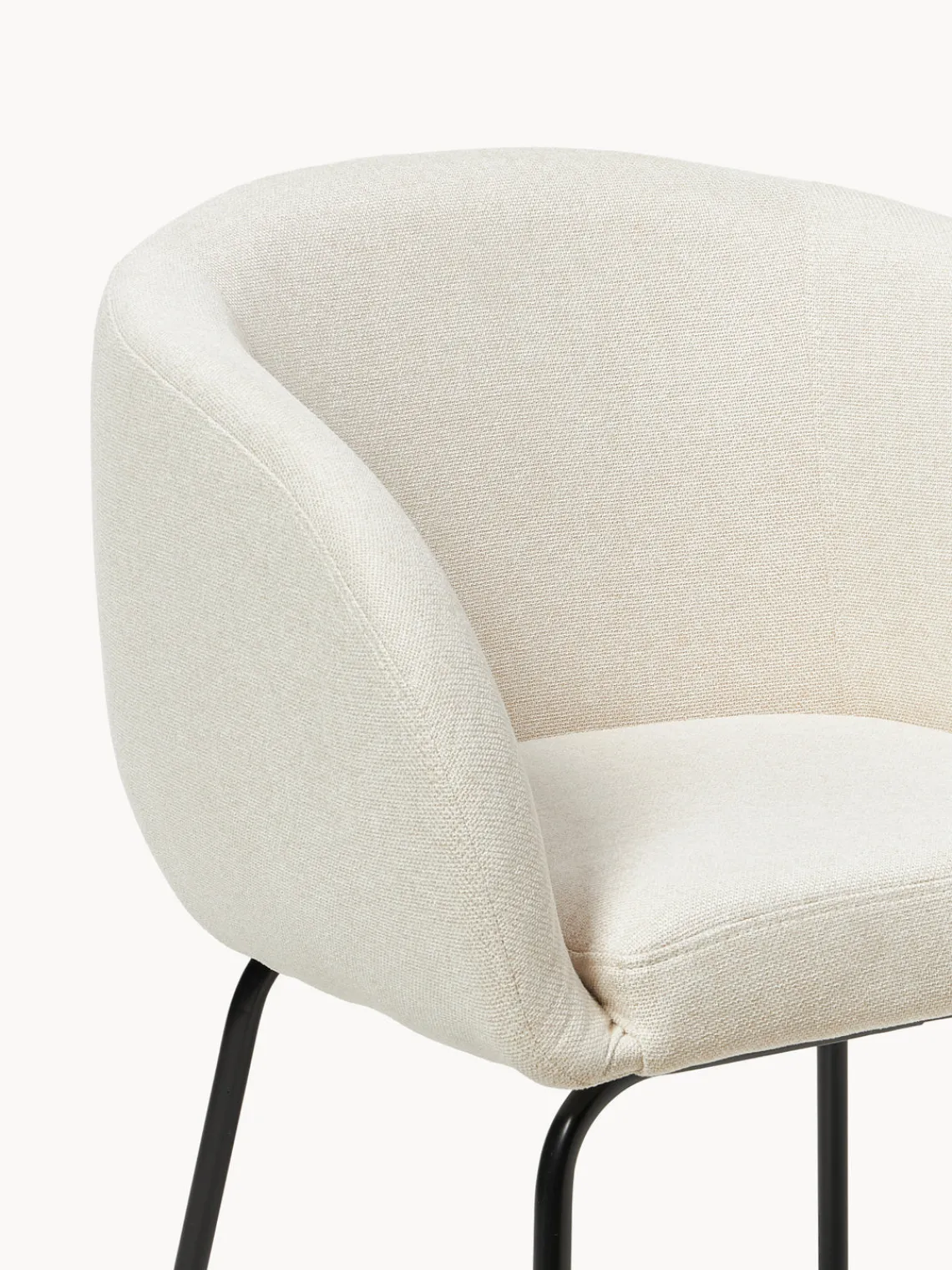 Westwing Collection Sillas con reposabrazos Alani, 2 uds.