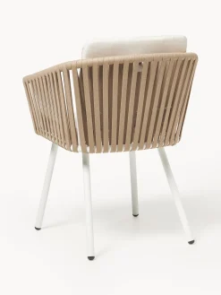 Westwing Collection Sillas con reposabrazos de jardín Malo, 2 uds.