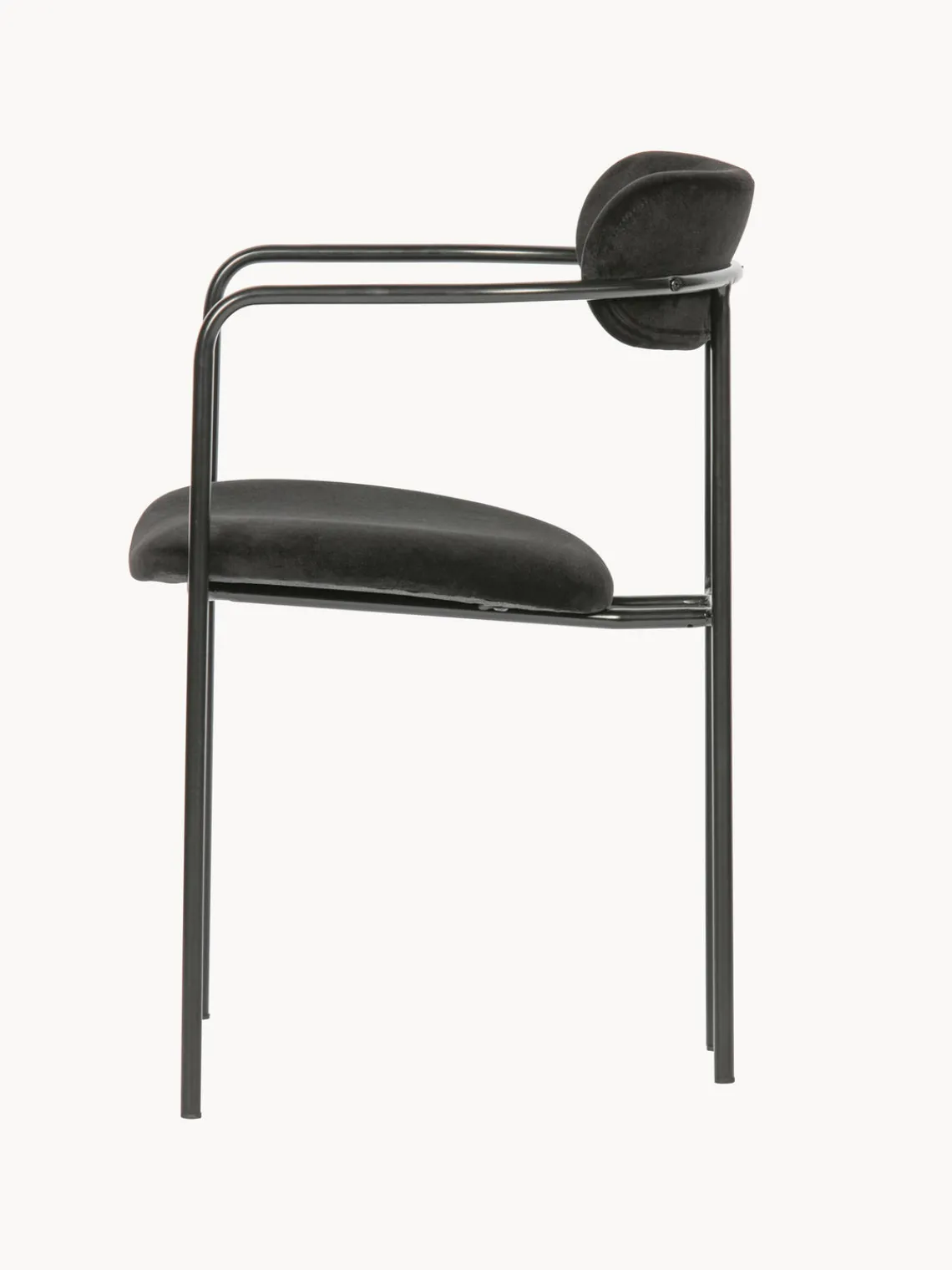 Sillas con reposabrazos de terciopelo Elvy, 2 uds.^ Sillas Con Reposabrazos|Sillas