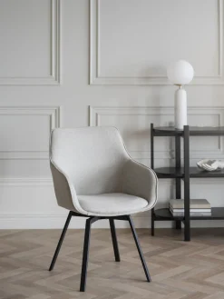 Rowico Home Sillas con reposabrazos giratorias Alison, 2 uds.