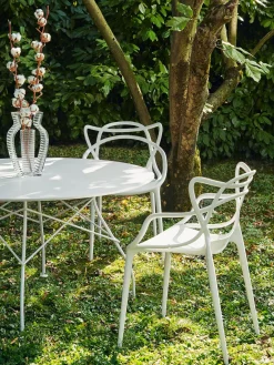 Kartell Sillas con reposabrazos Masters, 2 uds.