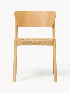 Westwing Collection Sillas de madera y ratán Danny, 2 uds.^ Sillas De Madera|Sillas