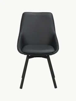 Rowico Home Sillas giratorias de cuero Alison, 2 uds.^ Sillas