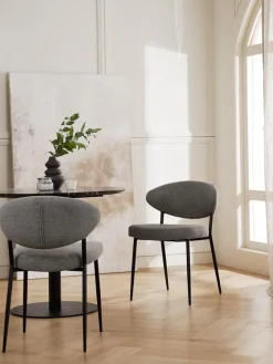 Westwing Collection Sillas tapizadas Adele, 2 uds.^ Sillas