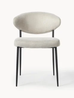 Westwing Collection Sillas tapizadas Adele, 2 uds.