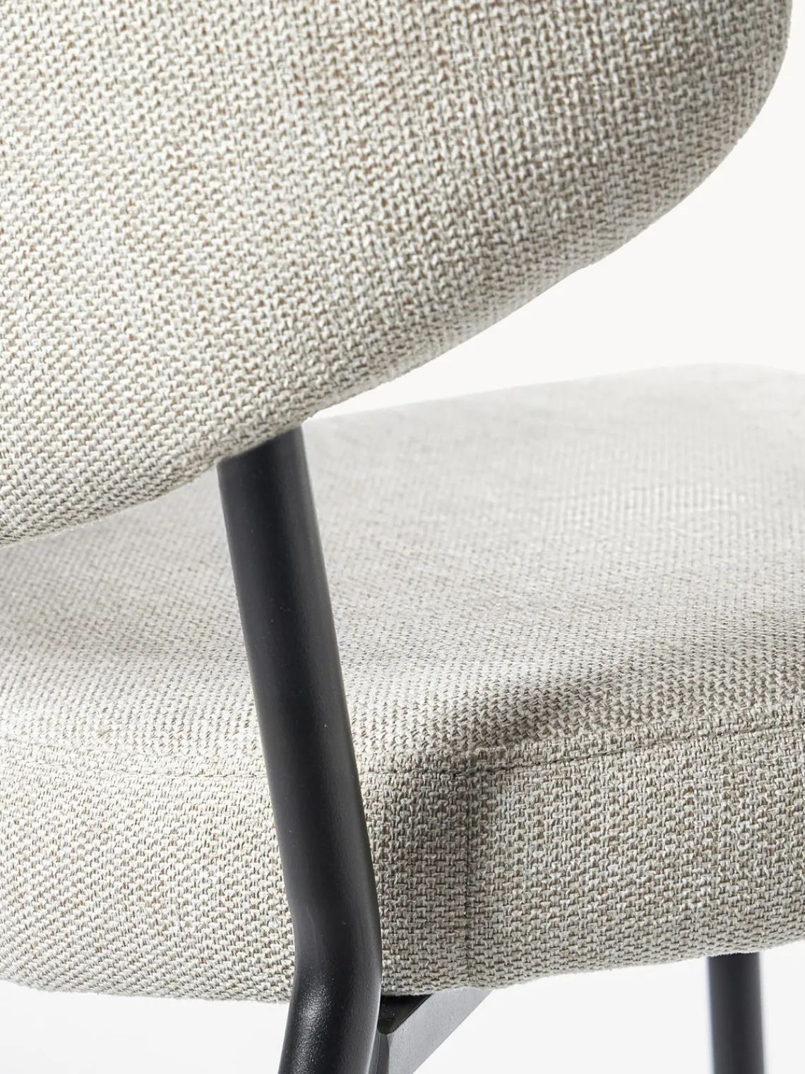 Westwing Collection Sillas tapizadas Adele, 2 uds.