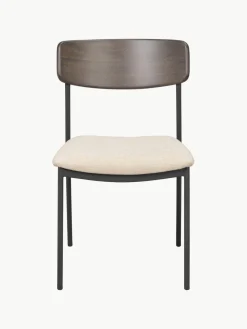 Rowico Home Sillas tapizadas de madera de roble Maymont, 2 uds.