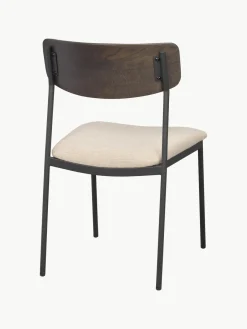 Rowico Home Sillas tapizadas de madera de roble Maymont, 2 uds.