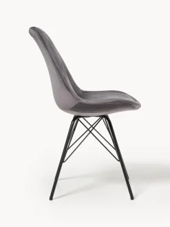 Sillas tapizadas de terciopelo Eris, 2 uds.^ Sillas