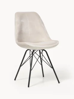 Sillas tapizadas de terciopelo Eris, 2 uds.^ Sillas