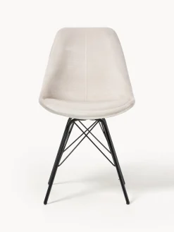 Sillas tapizadas de terciopelo Eris, 2 uds.^ Sillas