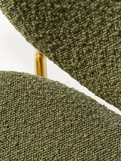 Westwing Collection Sillas tapizadas en tejido bouclé Ulrica, 2 uds.