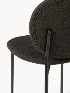 Westwing Collection Sillas tapizadas en tejido bouclé Ulrica, 2 uds.