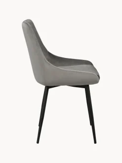 Rowico Home Sillas tapizadas en terciopelo Sierra, 2 uds.^ Sillas