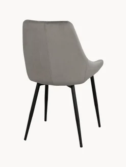 Rowico Home Sillas tapizadas en terciopelo Sierra, 2 uds.^ Sillas