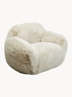 Kare Design Sillón artesanal de piel sintética Mika