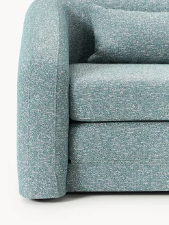 Westwing Collection Sillón cama en tejido bouclé Eliot