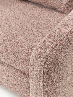 Westwing Collection Sillón cama en tejido bouclé Eliot