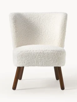 Westwing Collection Sillón cóctel de borreguillo Robine^ Sillones Pequeños|Sillones