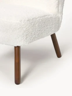 Westwing Collection Sillón cóctel de borreguillo Robine^ Sillones Pequeños|Sillones