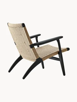 Carl Hansen & Søn Sillón con asiento y respaldo tejidos a mano CH25^ Sillones Pequeños|Sillones