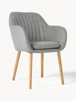 Sillón con patas de madera Emilia