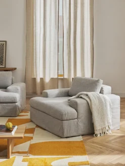 Westwing Collection Sillón con tapizado desenfundable Russell^ Butacas|Sillones