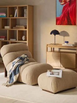 Westwing Collection Sillón de borreguillo Stanley