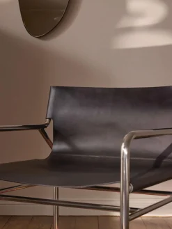 Westwing Collection Sillón de cuero Dion^ Sillones Pequeños|Sillones