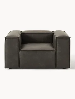 Westwing Collection Sillón de cuero reciclado Lennon